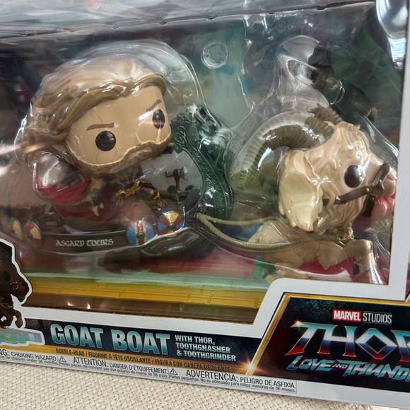 Marvel Thor Goat Boat Funko Pop Rides 290 Love & Thunder - Picture 5 of 11